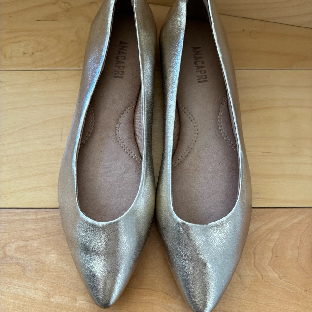 Anacapri  Flat Gold Women’s Shoes